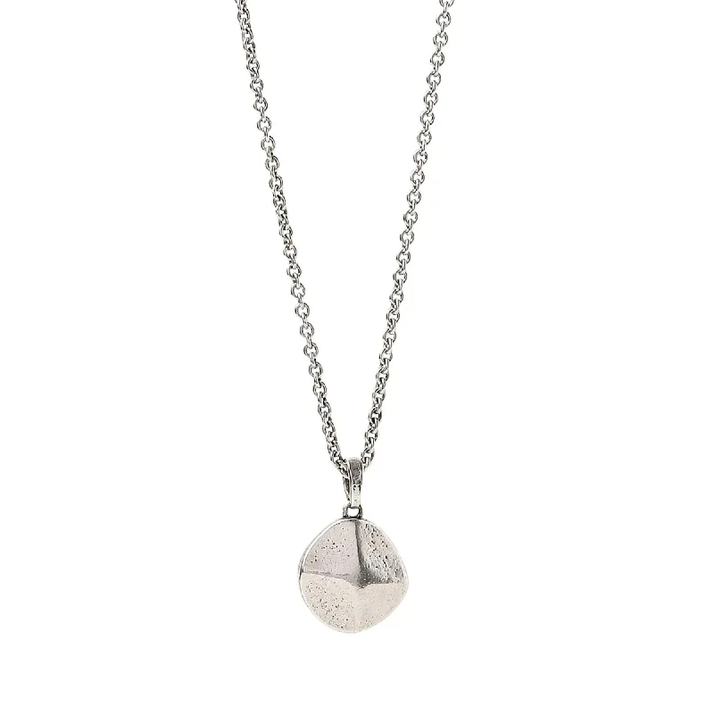 Turquoise healing necklaces-JOHN VARVATOS MEN'S STERLING SILVER PENDANT NECKLACE, 24.25 INCHES