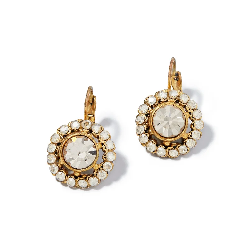 Bright art earrings-Candela Gold Drop Earrings