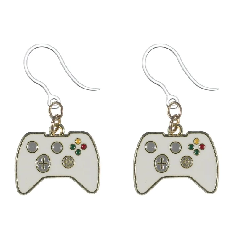 Game Controller Dangles Hypoallergenic Earrings for Sensitive Ears Made with Plastic Posts