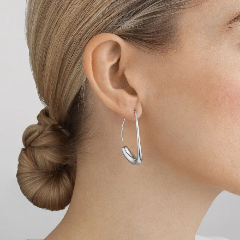 Tiered drop earrings-Offspring Hoop Earring