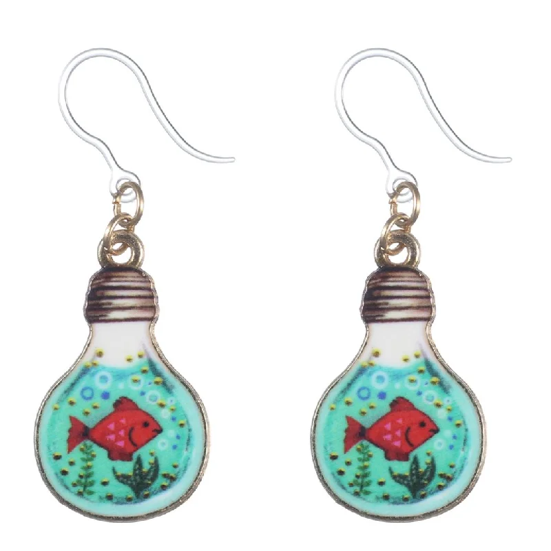 Lightbulb Pet Dangles Hypoallergenic Earrings for Sensitive Ears Made with Plastic Posts