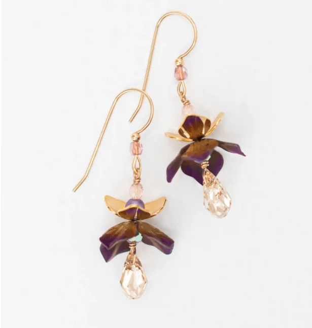 Pure crystal earrings-'Karis' Earrings