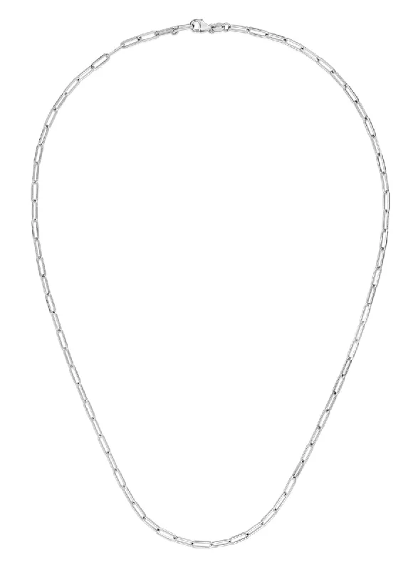 Classic locket necklaces-14K Gold 2.5mm Paperclip Chain