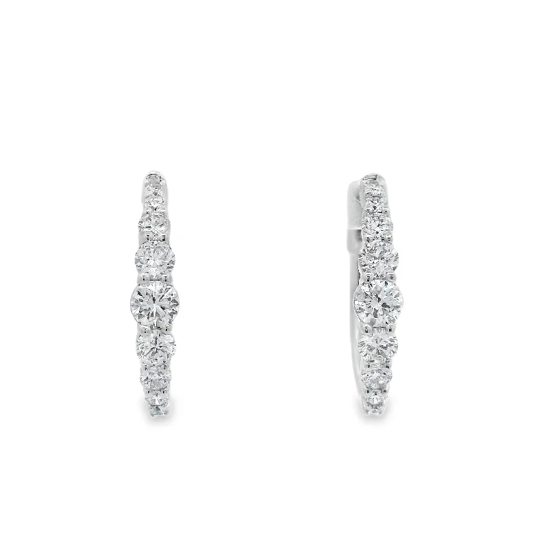 Multi-drop earrings-Lab Grown Diamond Earring