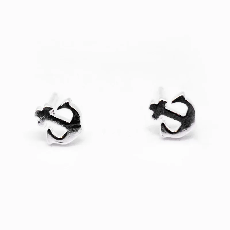 Multi-drop earrings-Anchor Studs