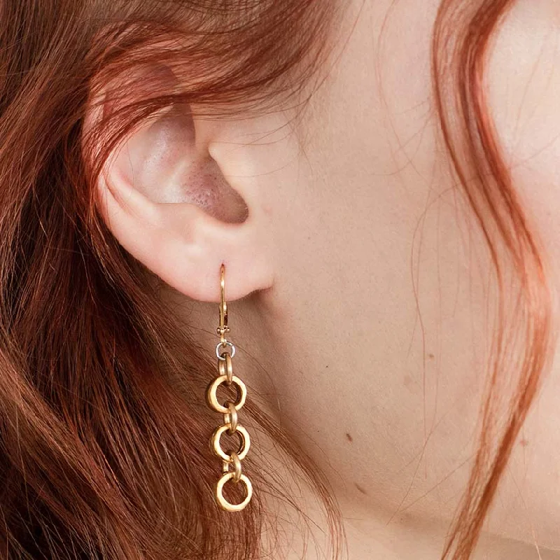 Ripple motif earrings-Dieppe Earrings