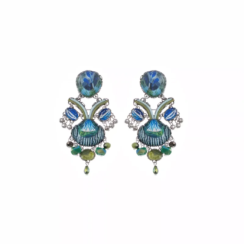 Wide tier earrings-Crisp Air 'Brighid' Stud Drops