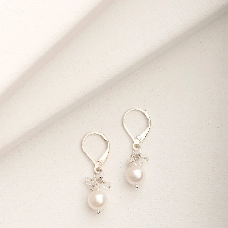 Light texture earrings-Mini Cluster Earrings