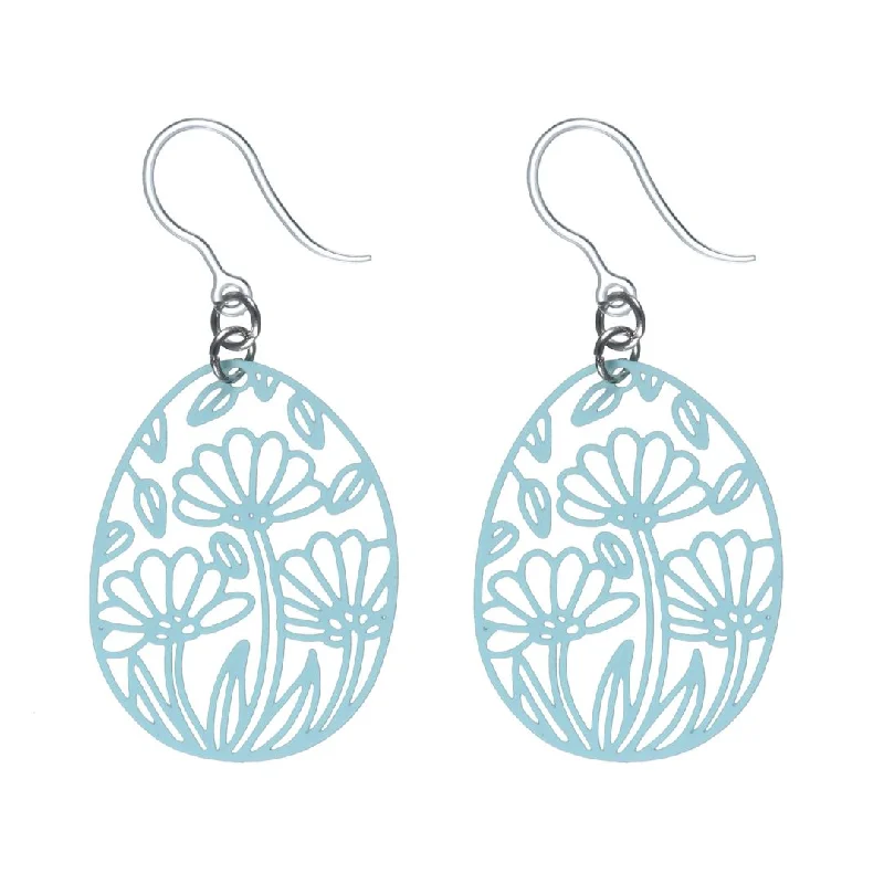 Spring Flower Dangles Hypoallergenic Earrings for Sensitive Ears Made with Plastic Posts