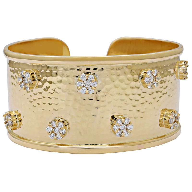 Stone weave bangles-Cuff Bangle-Diamond