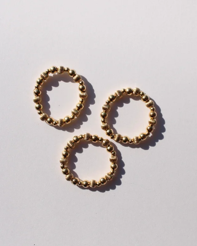 Thick gold rings-14K Gold Filled Coco Ring