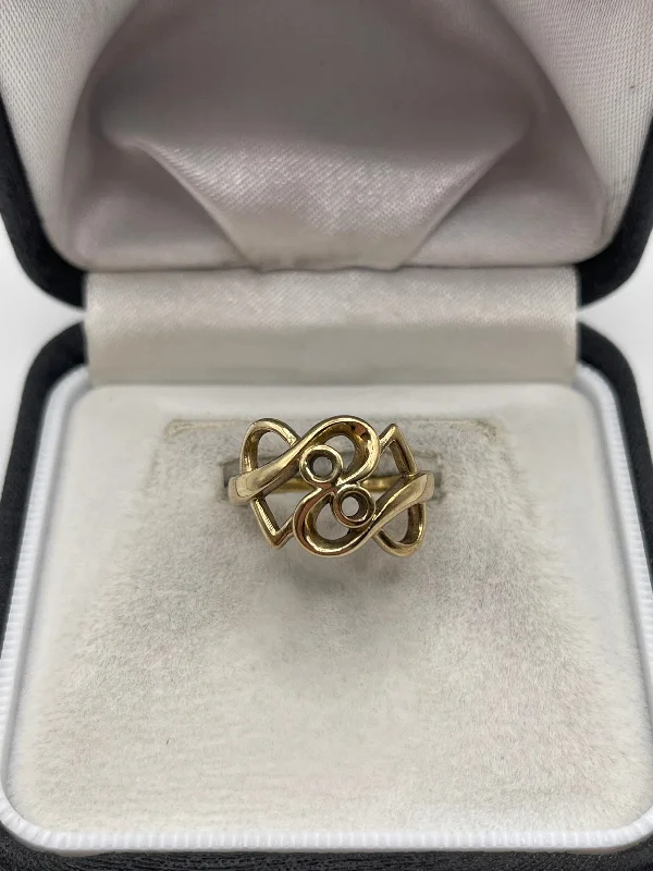 Small pearl rings-Clogau 9ct gold heart ring