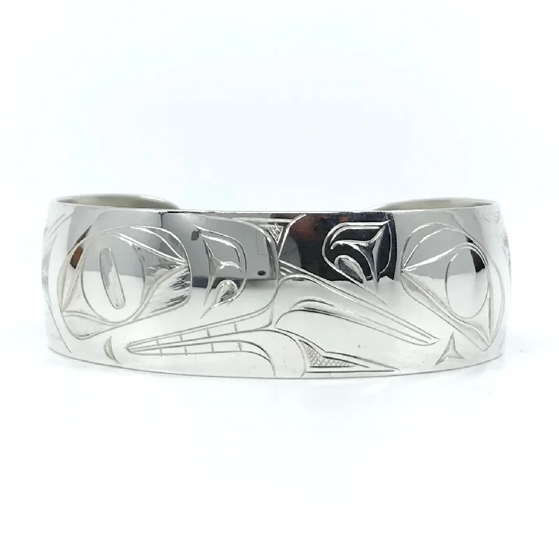 Twisted cord bangles-Bracelet- J. Galanin, Silver, Various Designs, 3/4"