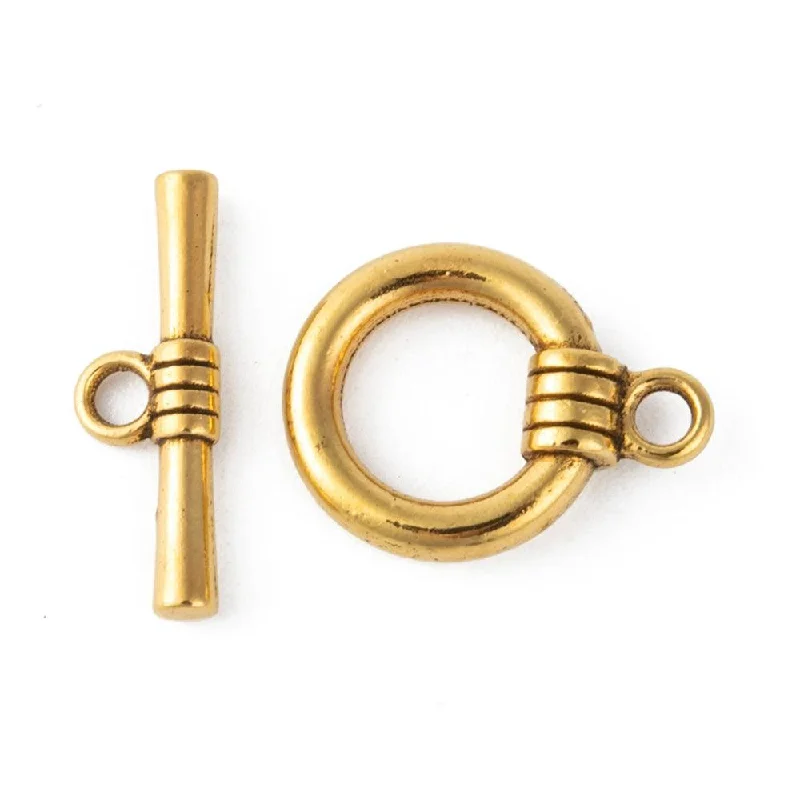 Solid band rings-Tibetan Ring Toggle Clasps