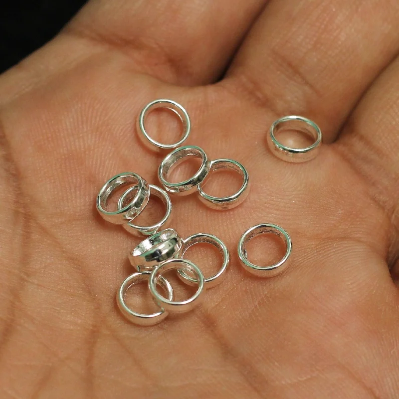 Open frame rings-7mm German Silver Rings