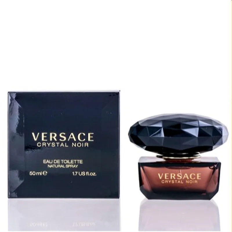 Pure square watches-Crystal Noir Versace Edt Spray 1.7 Oz For Women 07126