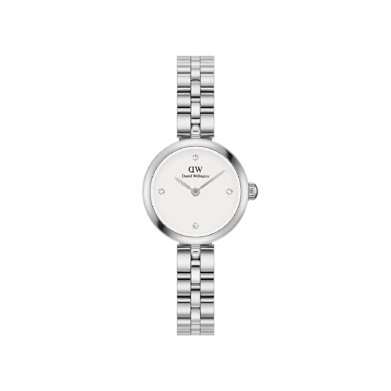 Luxe sleek watches-Daniel Wellington Elan Lumine Silver Watch DW00100716