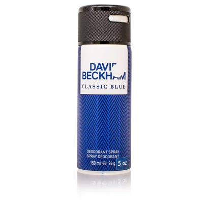 Bright bezel watches-David Beckham Classic Blue David Beckham Deodorant Spray 5.0 Oz (150 Ml) For Men 937942