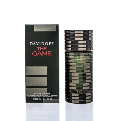 Sleek leather watches-Davidoff The Game Davidoff Edt Spray 2.0 Oz For Men 377002