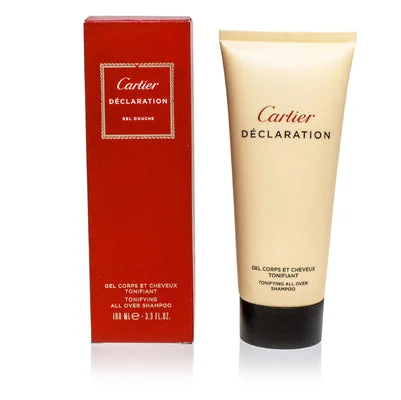 High gloss watches-Declaration Men Cartier Tonifying  All- Over Shampoo 3.3 Oz For Men