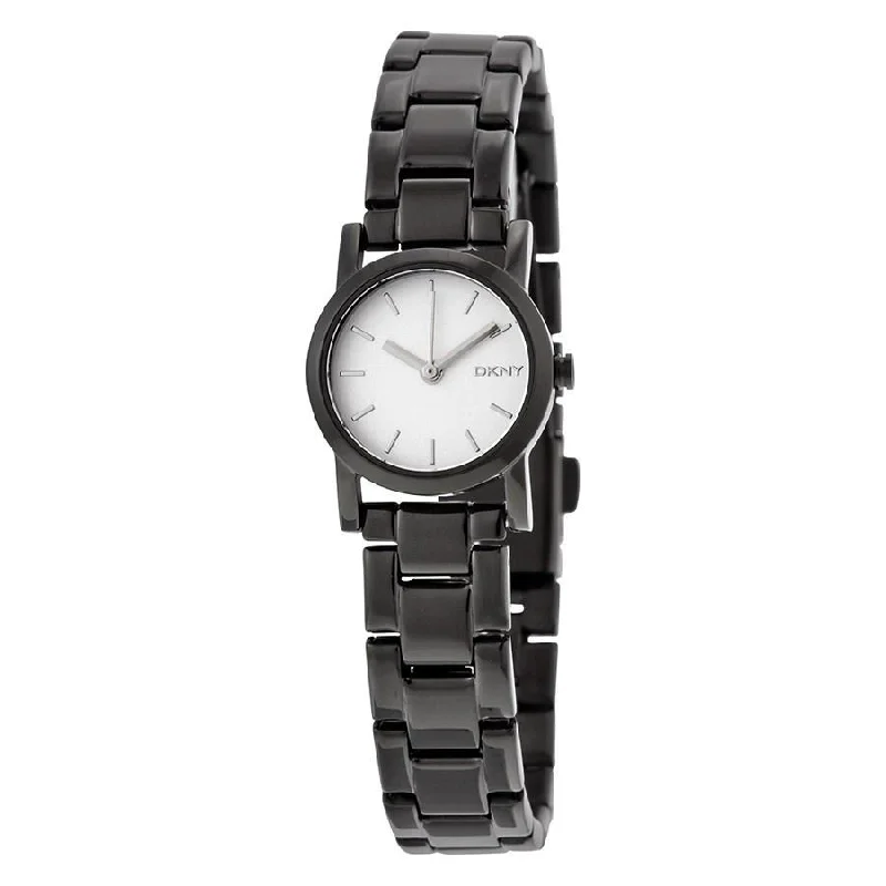 Ruby bezel watches-DKNY Women's NY2189 Mini Soho Black Stainless Steel Watch