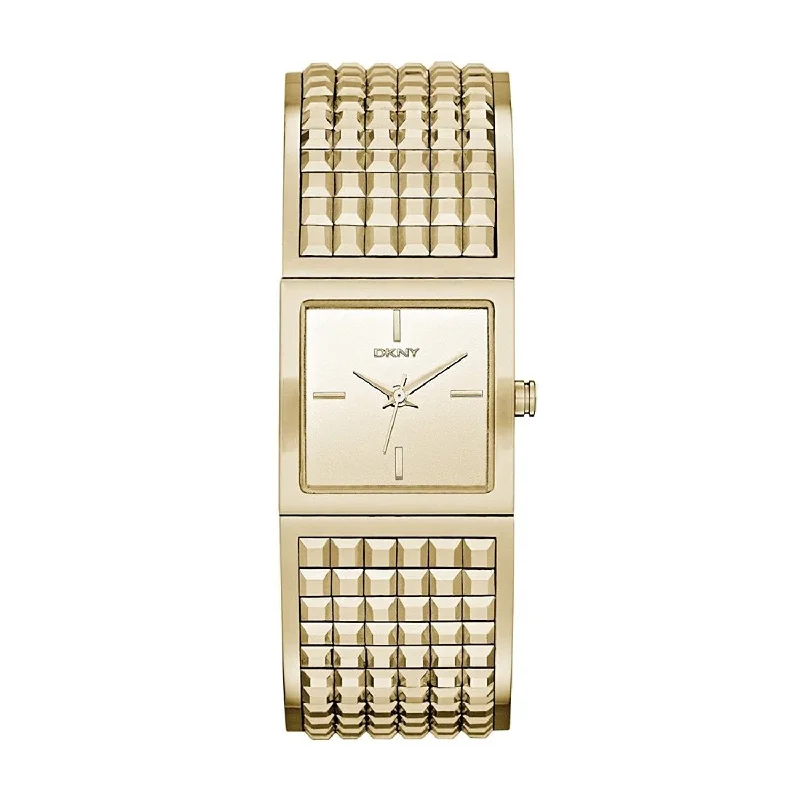 Topaz dial watches-DKNY Women's NY2231 Bryant Park Gold-Tone Stainless Steel Watch