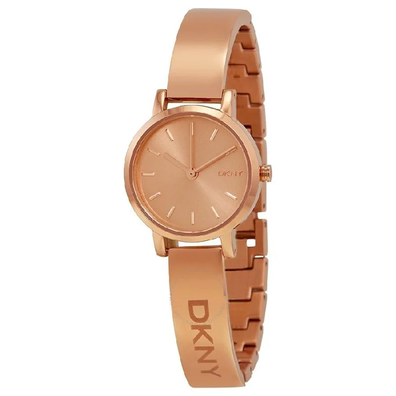 Bold chrono watches-DKNY Women's NY2308 Soho Rose-Tone Stainless Steel Watch