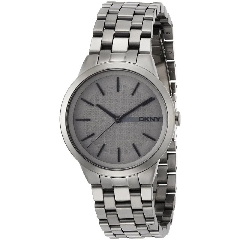 Pure leather watches-DKNY Women's NY2384 Park Slope Stainless Steel Watch