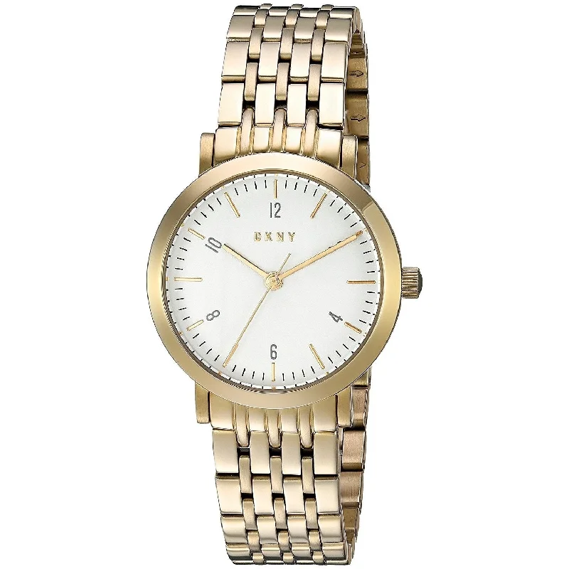 Retro face watches-DKNY Women's NY2510 Minetta Gold-Tone Stainless Steel Watch