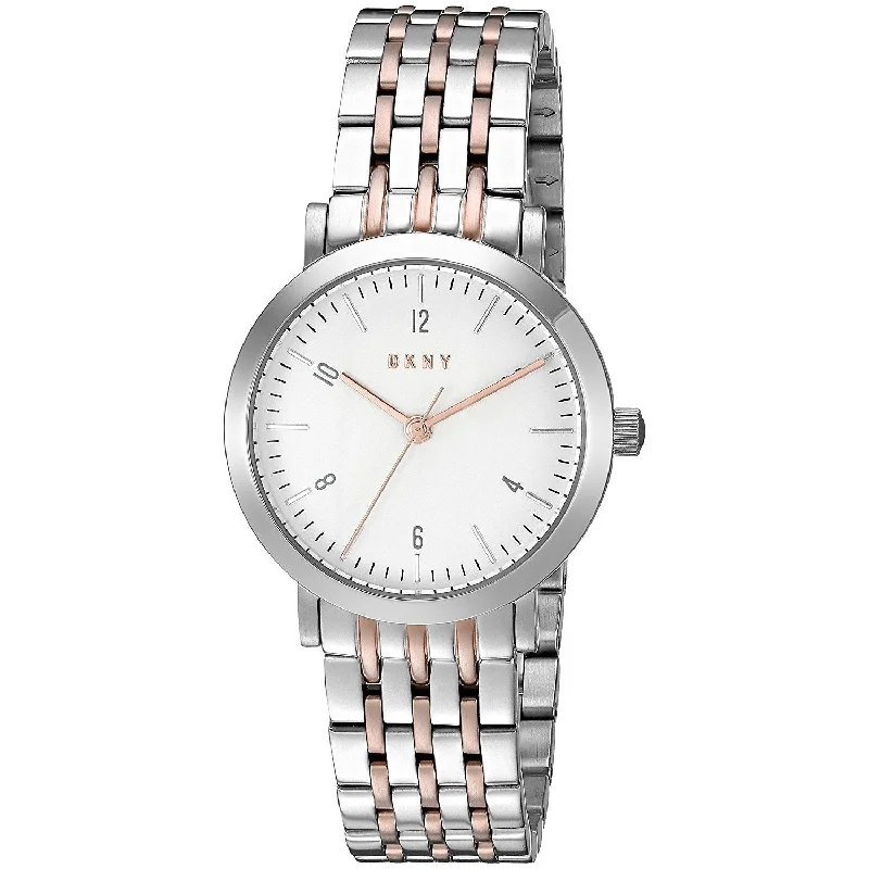 High gloss watches-DKNY Women's NY2512 Minetta Two-Tone Stainless Steel Watch