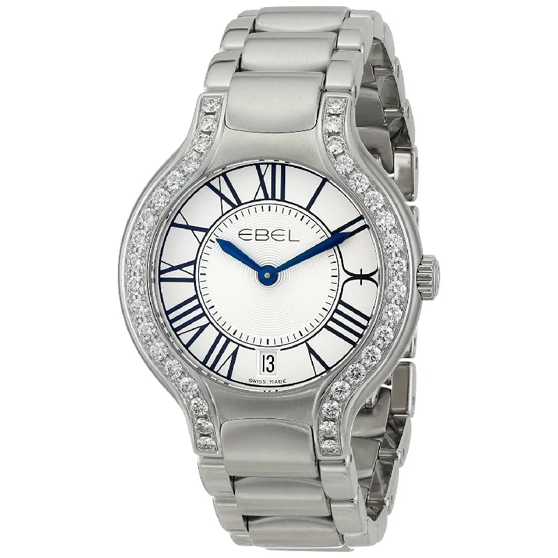 Vivid face watches-Ebel Women's 1216071 Beluga Diamond Stainless Steel Watch