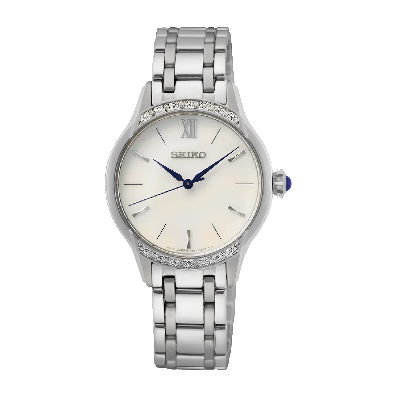 Solid metal watches-Seiko Conceptual Series Diamond Watch SRZ543P